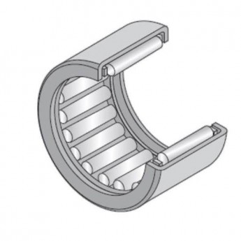 NTN-SNR DCL66 Игольчатый роликоподшипник со штампованным наружным кольцом, с открытым торцом 398436