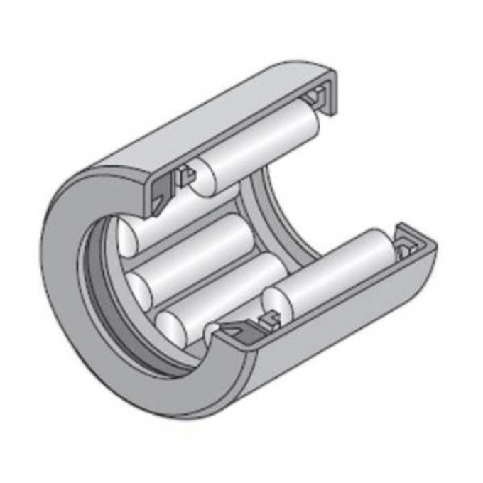 NTN-SNR HMK1513L/3AS Игольчатый роликоподшипник со штампованным наружным кольцом, с открытым торцом 399674