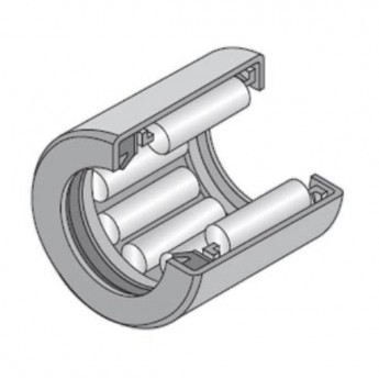 NTN-SNR HMK3518L/3AS Игольчатый роликоподшипник со штампованным наружным кольцом, с открытым торцом 399677